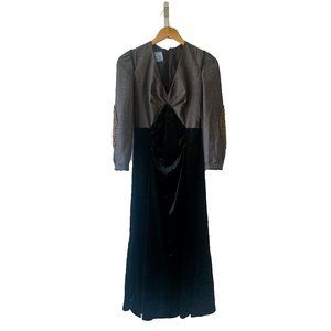 Prada Ruched Velvet Dress